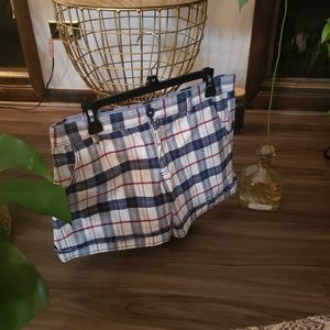 Faded Glory Red White & Blue Shorts 14" Length